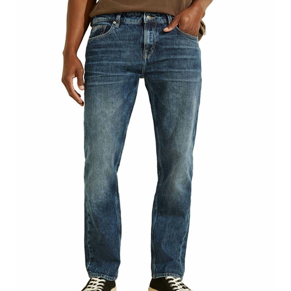 -NWT- Men's Guess Slim Straight Jeans 36x32